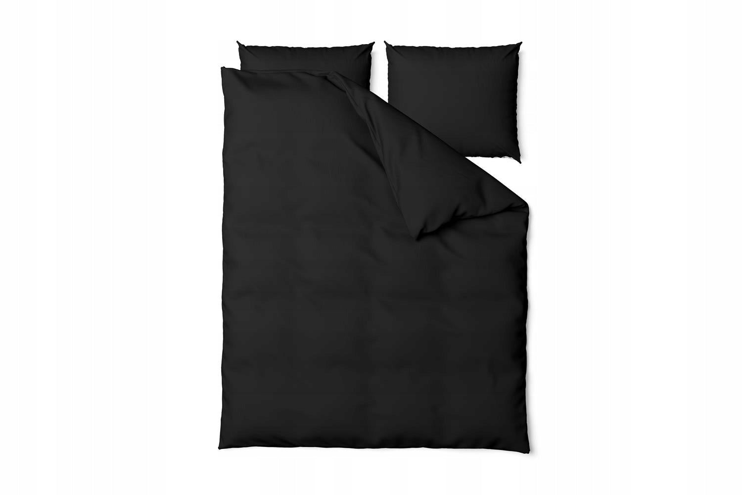 Bedding 140x200cm, 70x80cm, 140g/m2, cotton 100% color: BLACK Packaging status original
