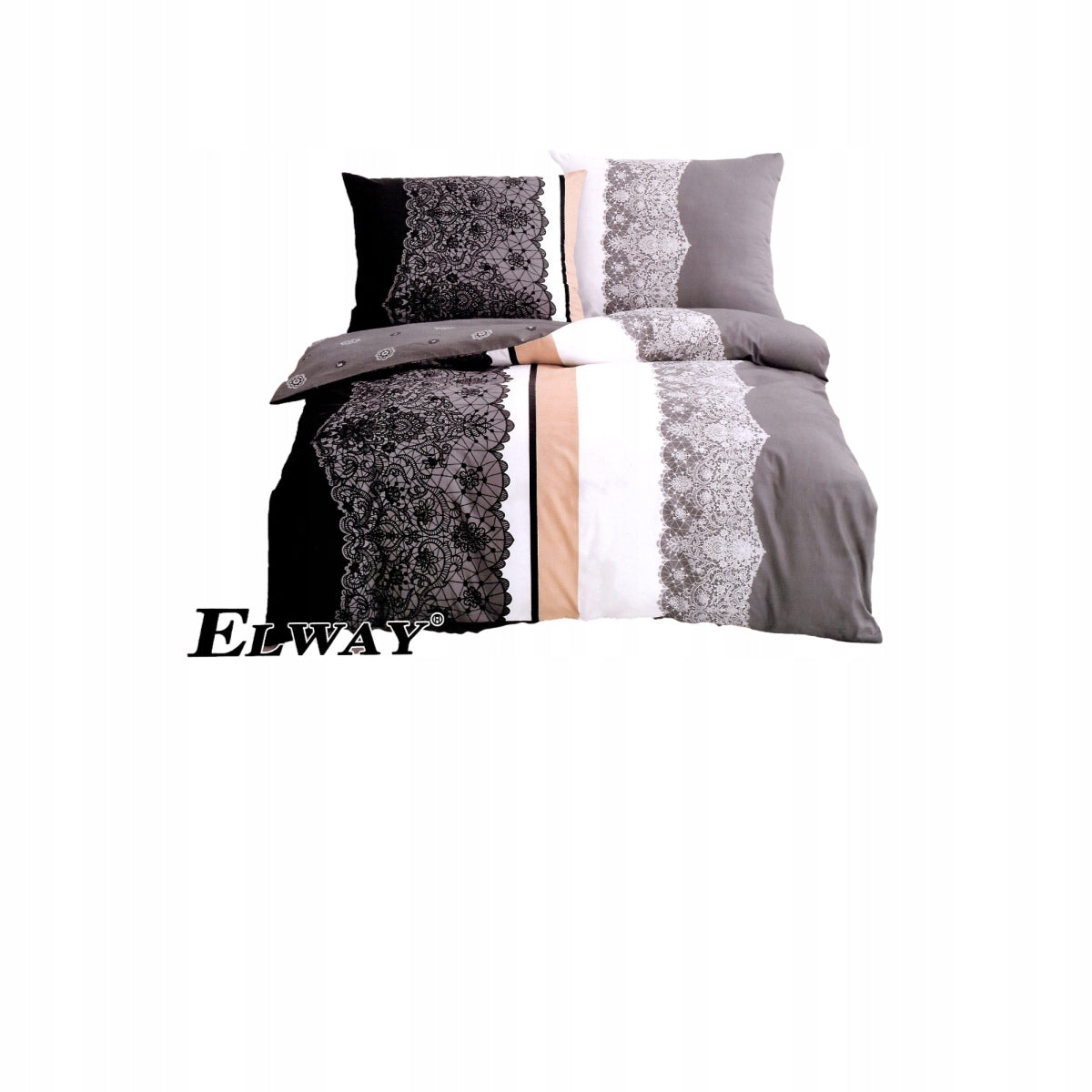 Bedding 160x200 ELWAY 100% set Satin cotton 8061