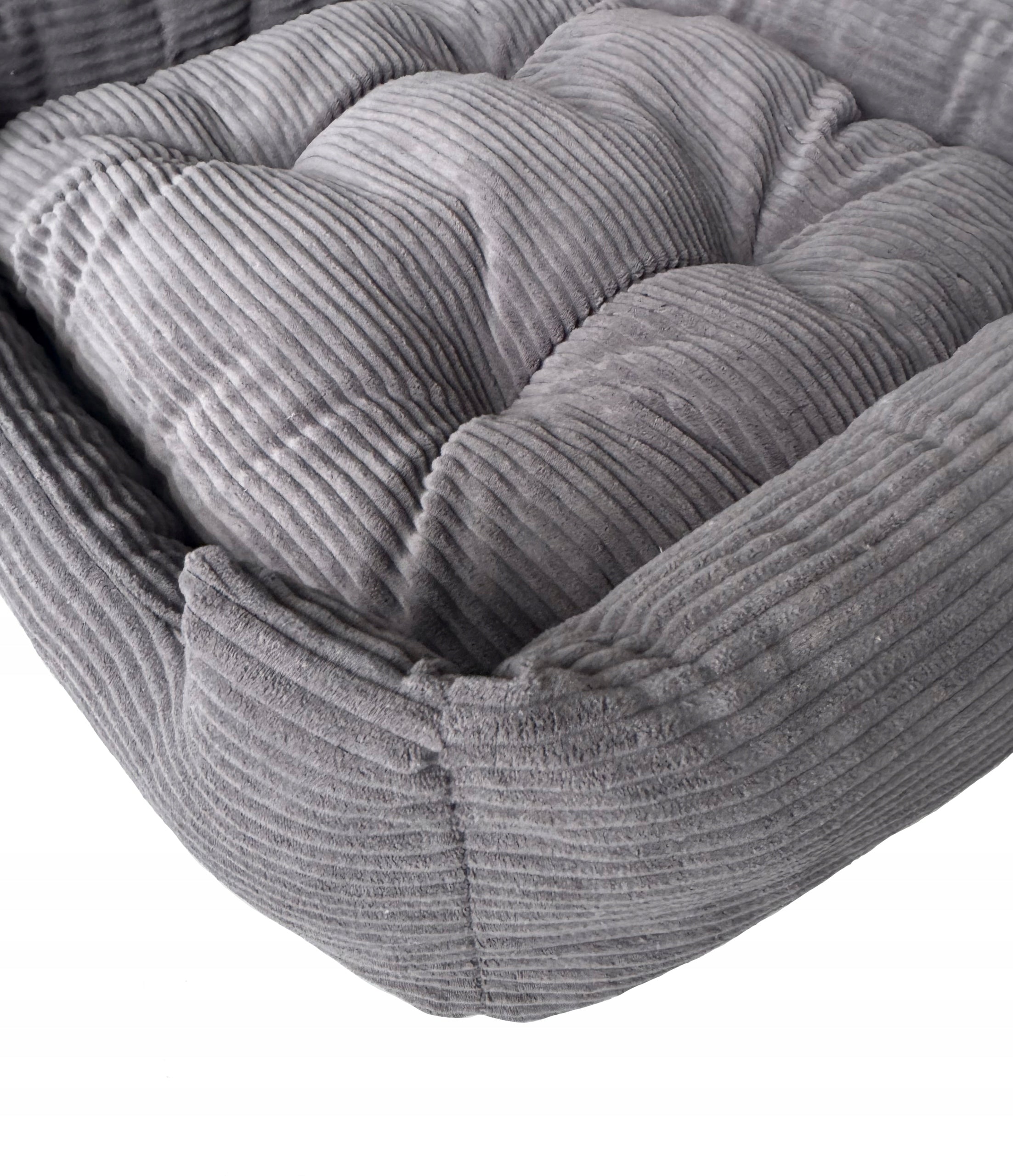 Bedding Cushion SOFT PLUSH 75x65cm AXS grey corduroy Length 75 cm