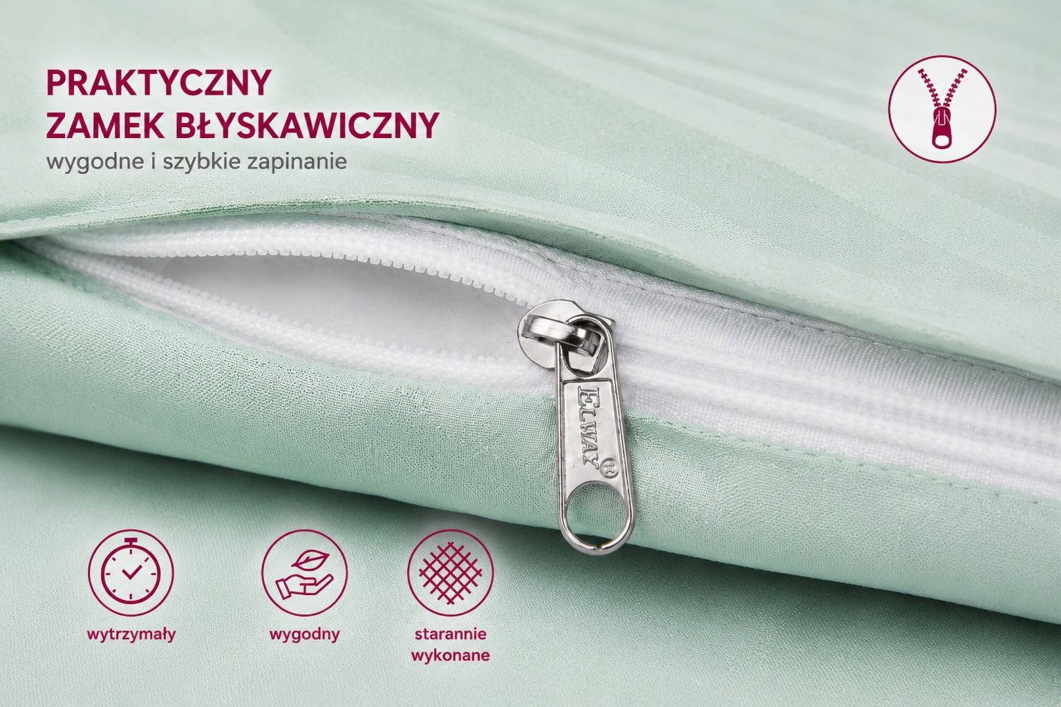 Bedding Hotel Adamaszek 200x220 100% Cotton ELWAY COLORS Manufacturer code 3D