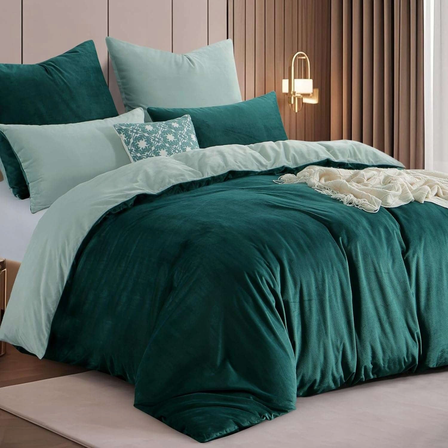 Bedding set 135x200cm pillowcase 80x80cm GREEN