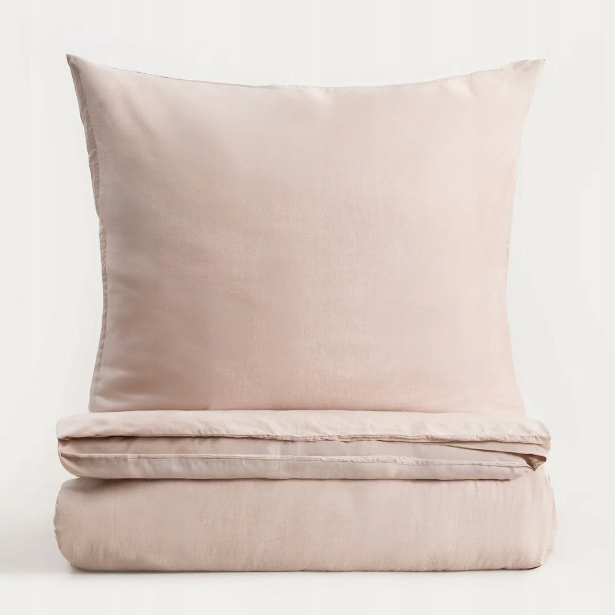 Bedding set 160x200 bedding AVELIA satin smooth beige boho HOMLA Packaging status original