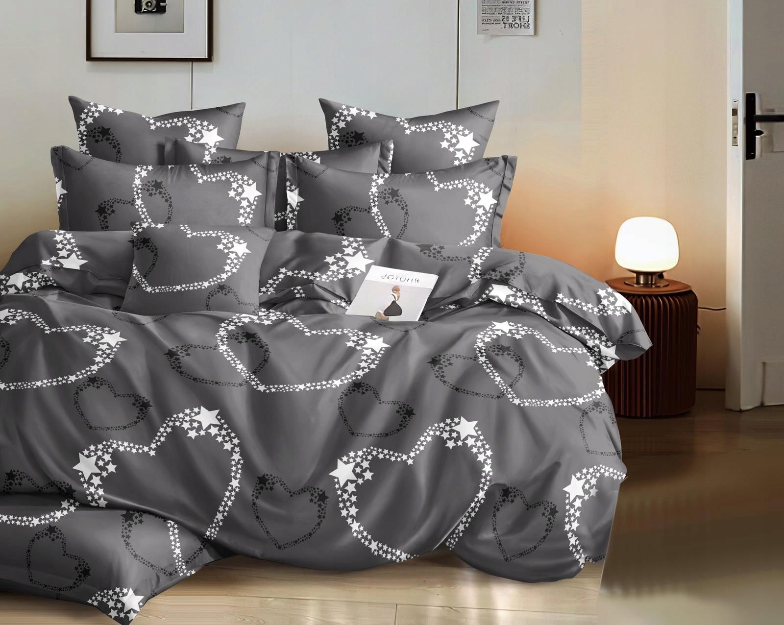 Bedding set 180x200 3 piece cotton zipper lots of designs Packaging status original