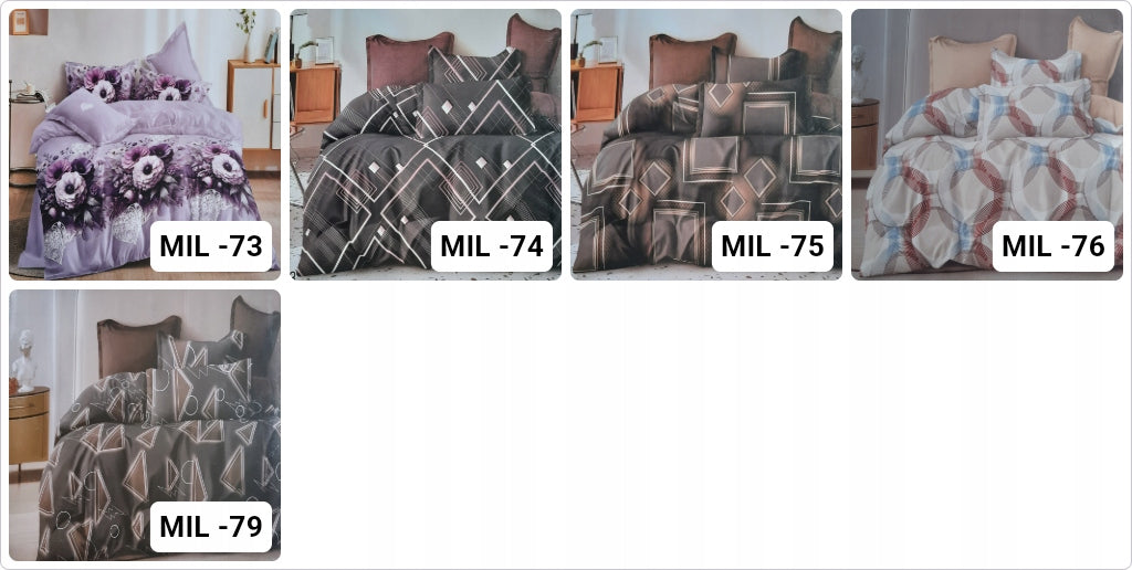 Bedding set satin cotton 180x200 + sheet different patterns Comforter cover width 180 cm