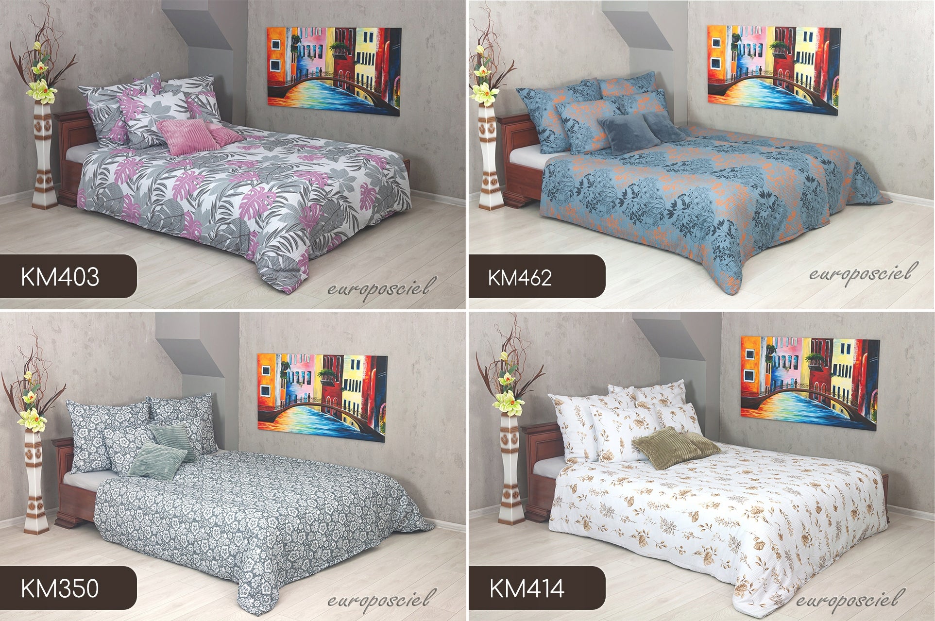 Bedding with BARK BIELAWA 160x200 Polish Product Cotton Bark Brand no brand