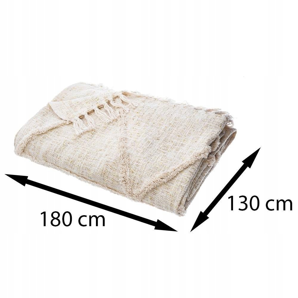 Bedspread 130x180 cm beige bedroom plaid Manufacturer code 164094A