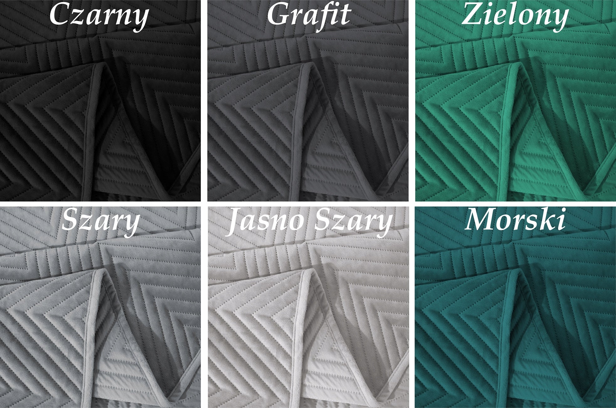 Bedspread 220x240 For Bed Velour Light Grey Quilted Herringbone Multiple Colors Packaging status original