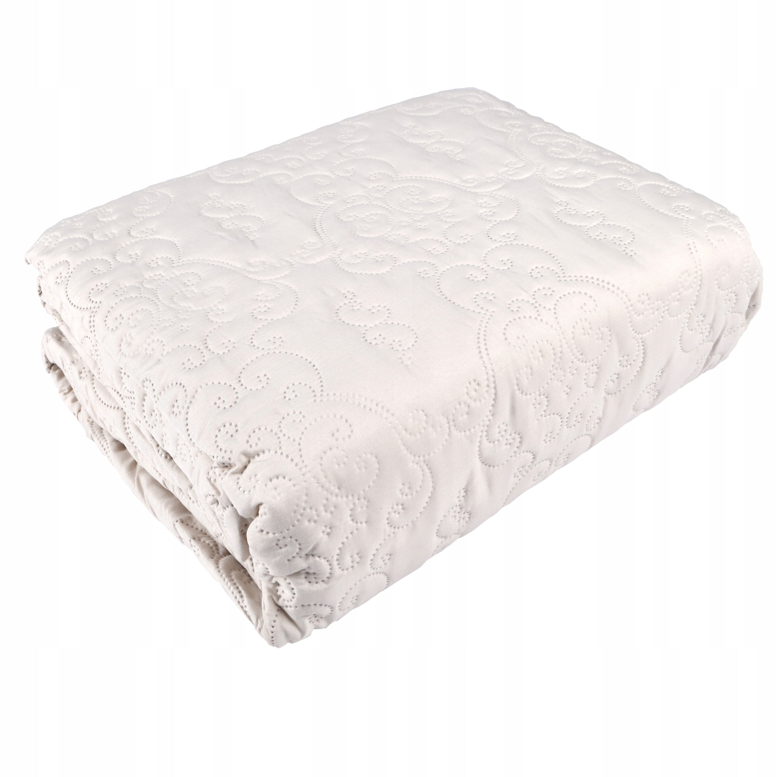 Bedspread Blanket Embroidered 240x260 Soft Pled Milk Flowers
