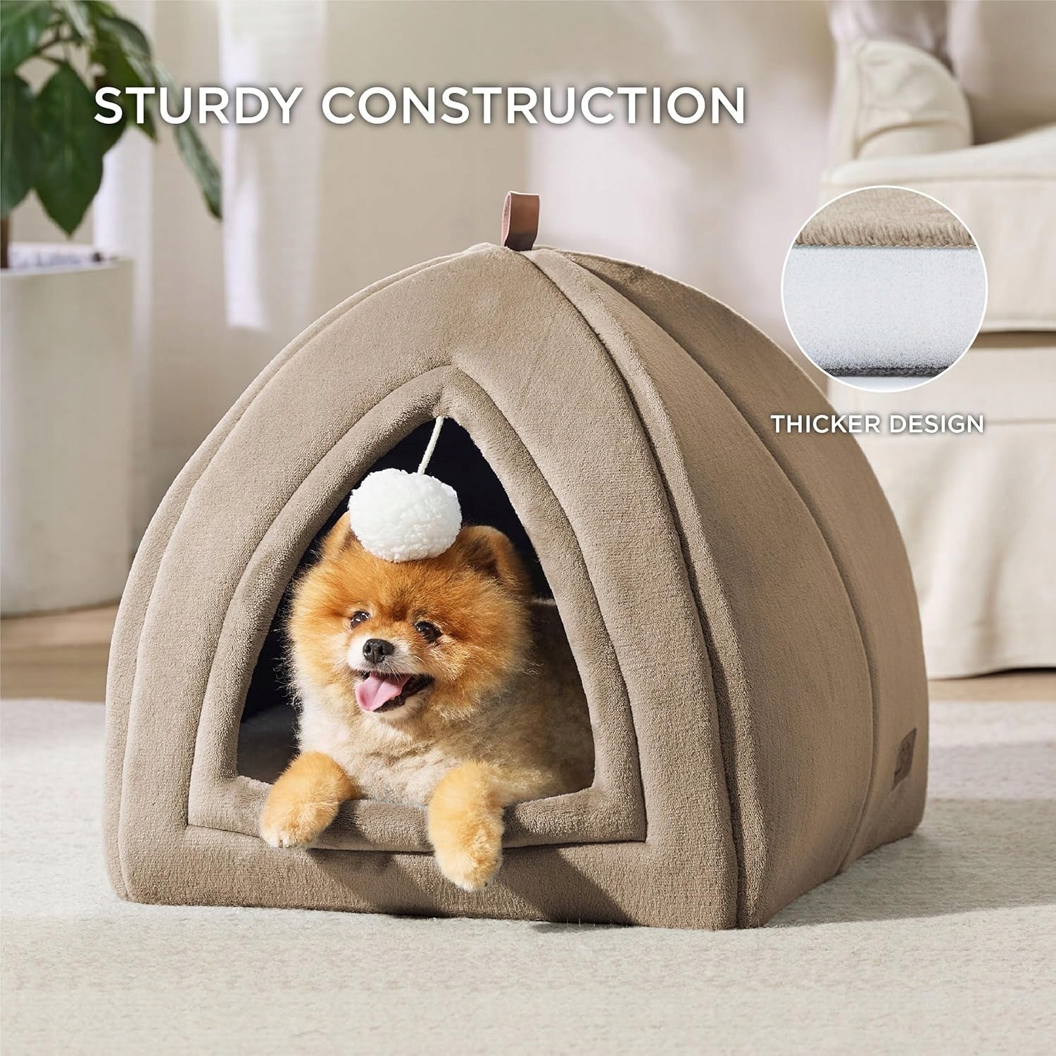Bedsure Cottage Cat Bed 2in1 44x44 cm Folding Cave with Pillow Manufacturer code K55V