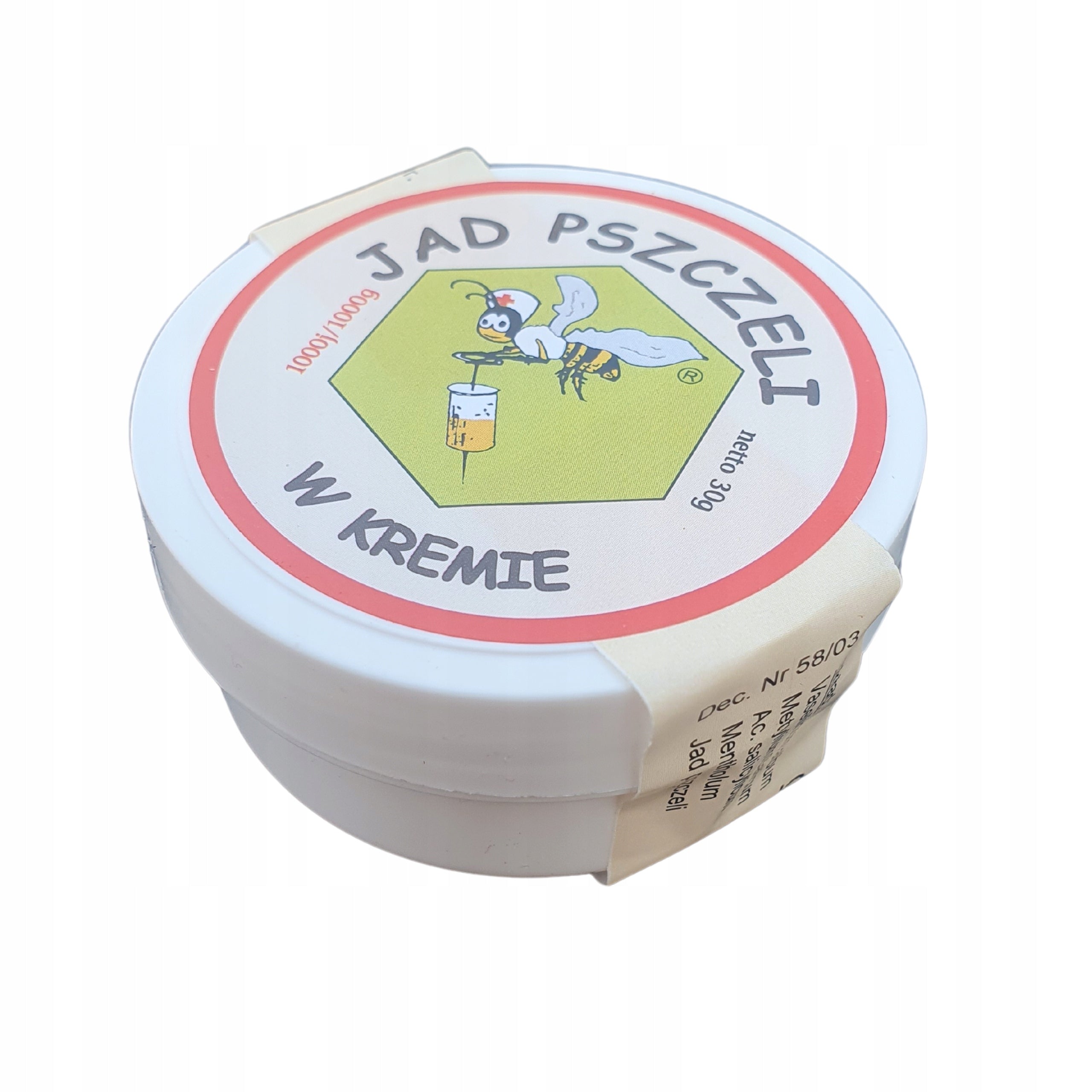 Bee venom in cream (red) 30g 1000j/1000g Brand no brand
