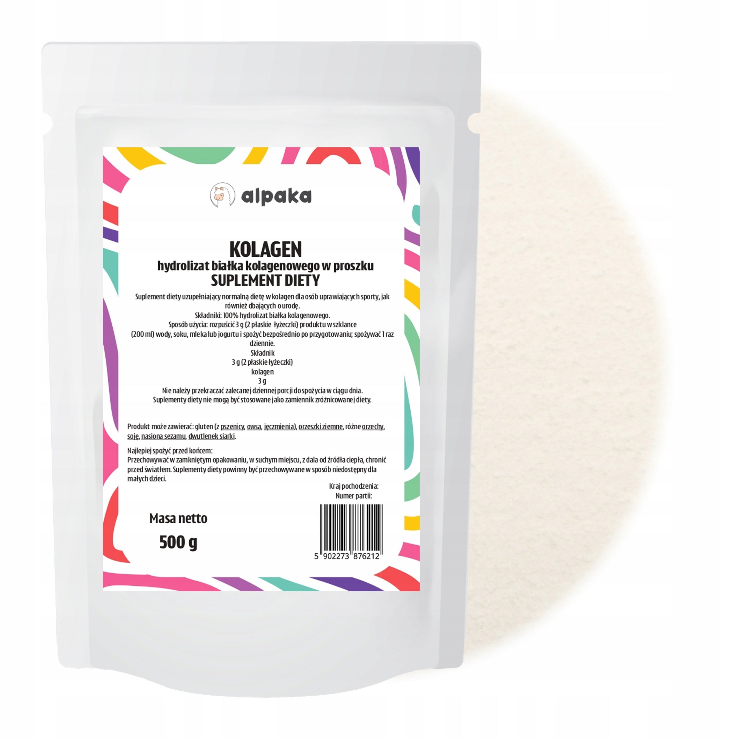 Beef Collagen 500g Powder Hydrolyzed Collagen Protein Hydrolyzate