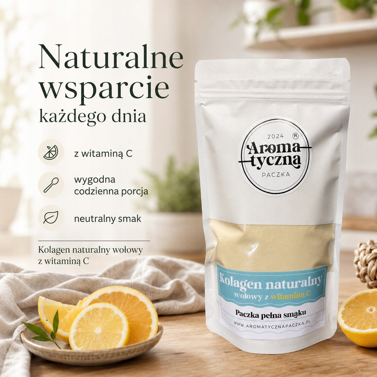 Beef Collagen with Vitamin C 200g Aromatic Pack Manufacturer code Aromatyczna paczka
