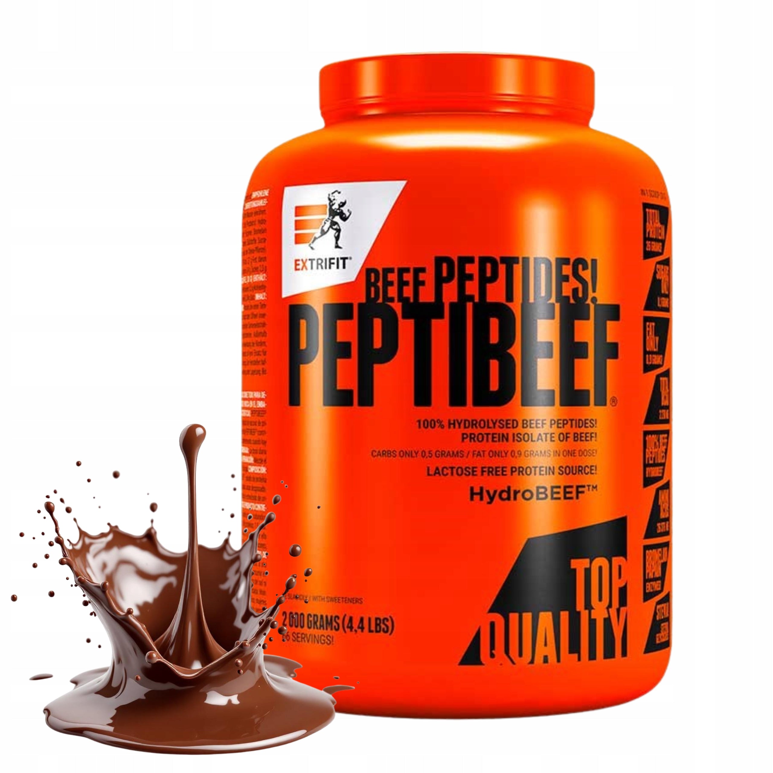 Beef Protein EXTRIFIT Peptibeef 2kg Chocolate Without Lactose Hydrolyzate