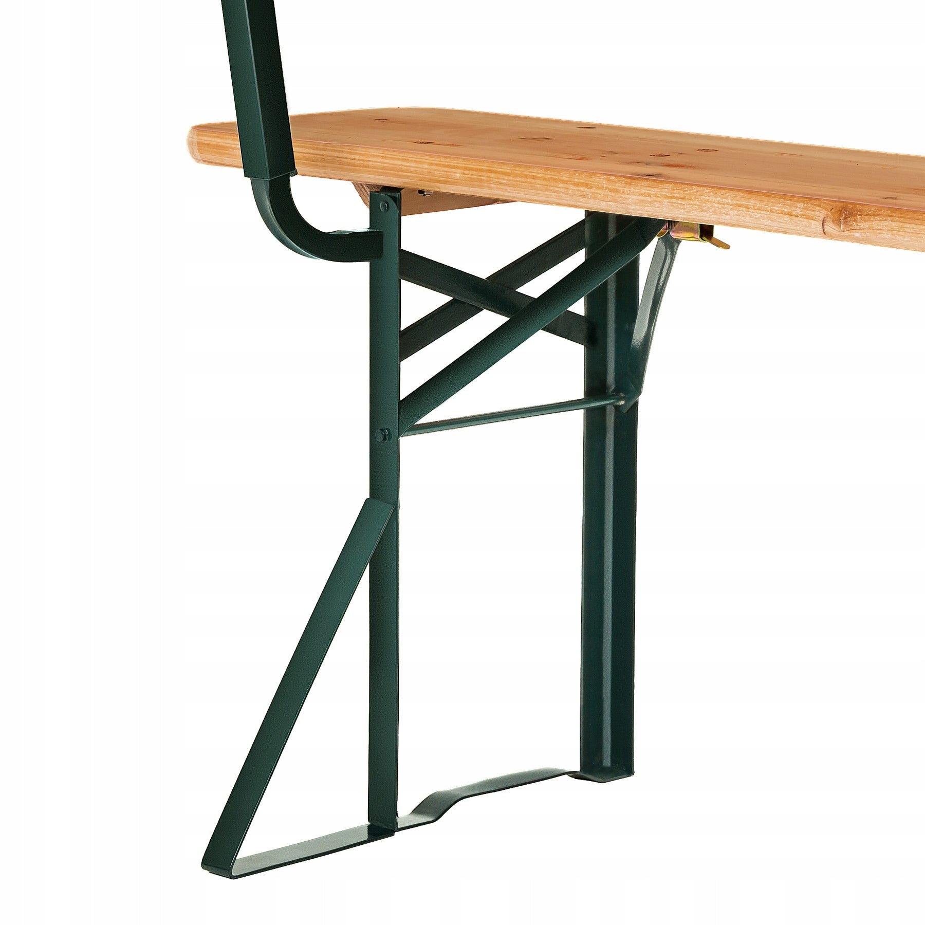 Beer set Franz II, 3-piece, folding, with backrests Color brown
