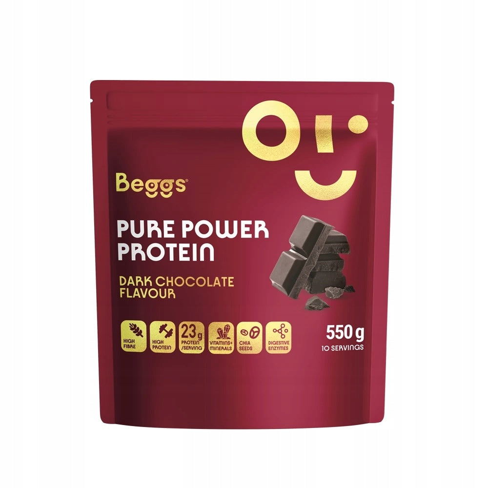 Beggs Pure Power Protein Dark Chocolate 550g
