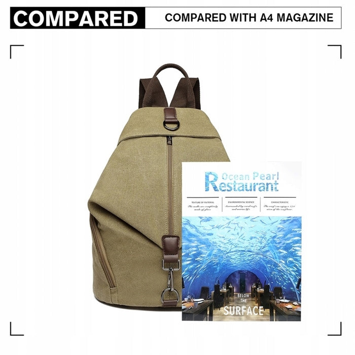 Beige Vintage Women's Canvas Backpack Boho Havani Manufacturer code Havani