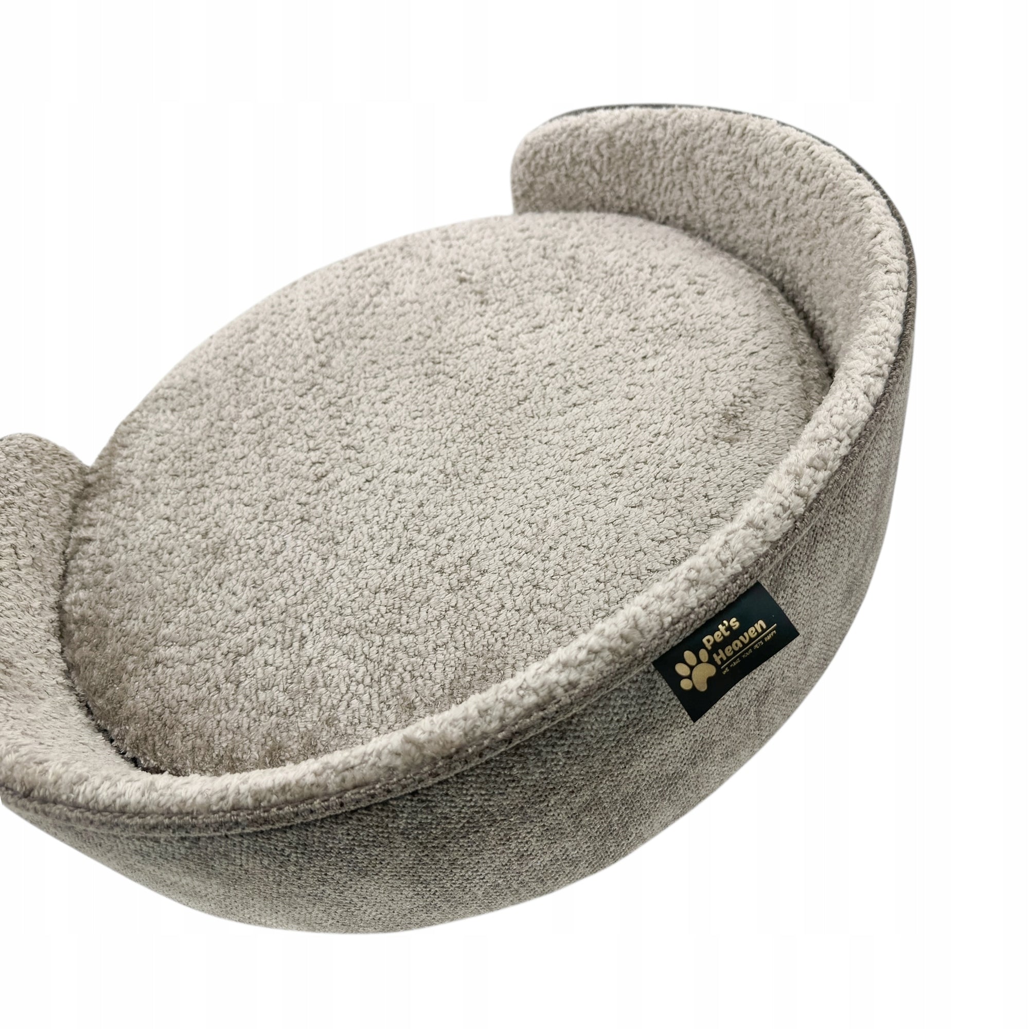 Beige dog and cat bed orthopedic laundry pillow + FREEBIE Manufacturer code Legowisko łóżko posłanie sofa dla psa i kota