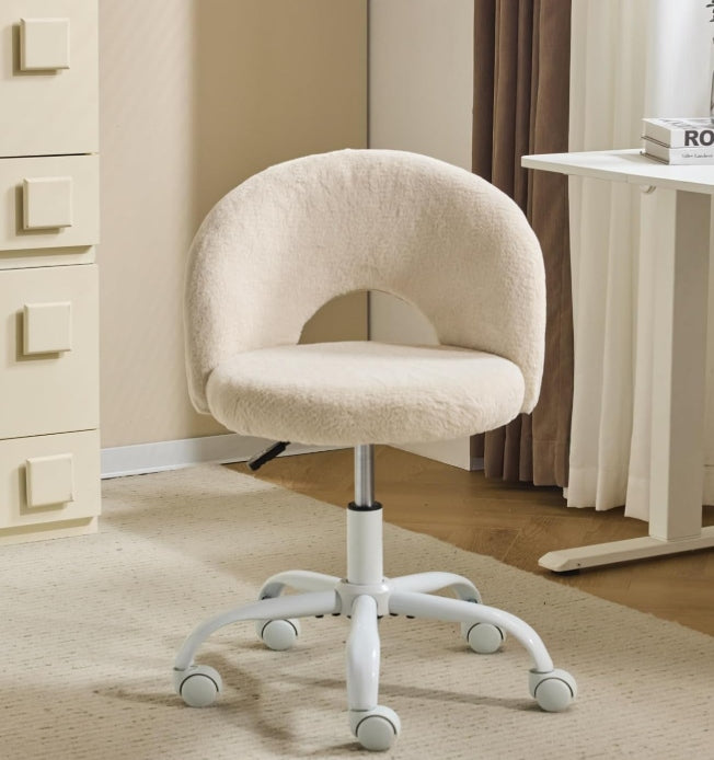 Beige swivel chair