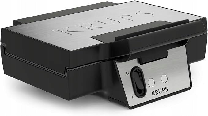 Belgian waffle maker Krups FDK 261 black and silver CERAMIC COATING Manufacturer code hgfm