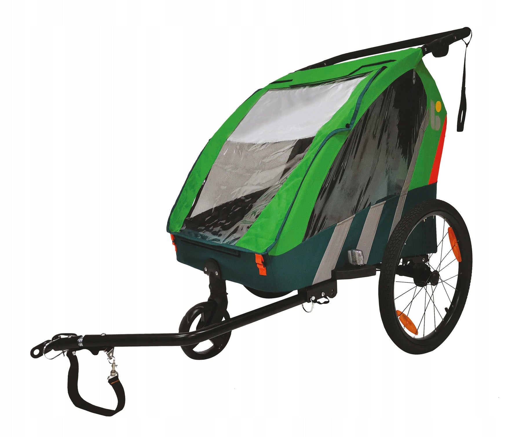 Bellelli Trailblazer Combined stroller for 2 children green