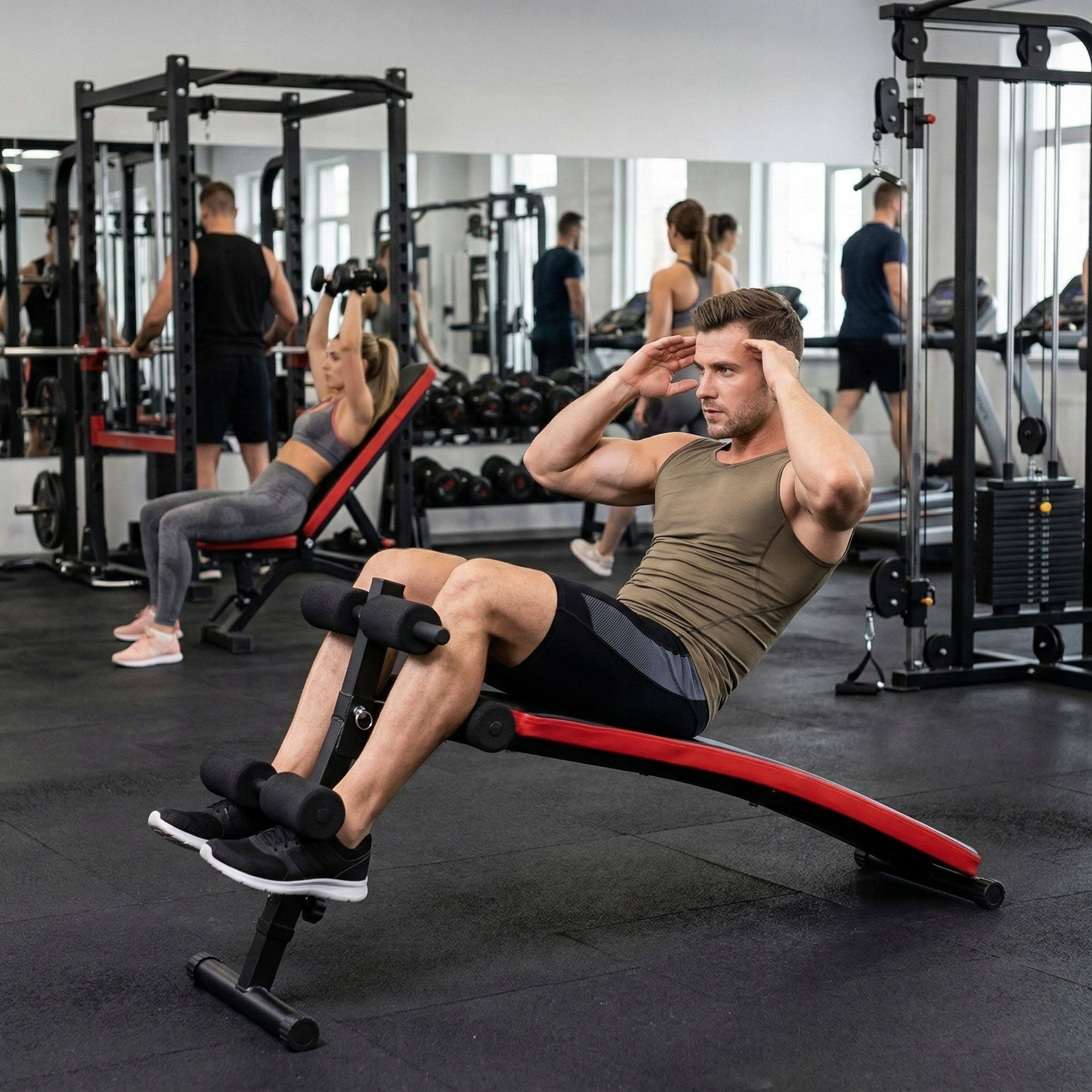 Belly Bench Slant Adjustable FUNFIT + Training Expanders Manufacturer code 4810