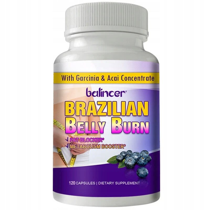 Belly Fat Burner Energy Loss Metabolism Increase 120 Capsules
