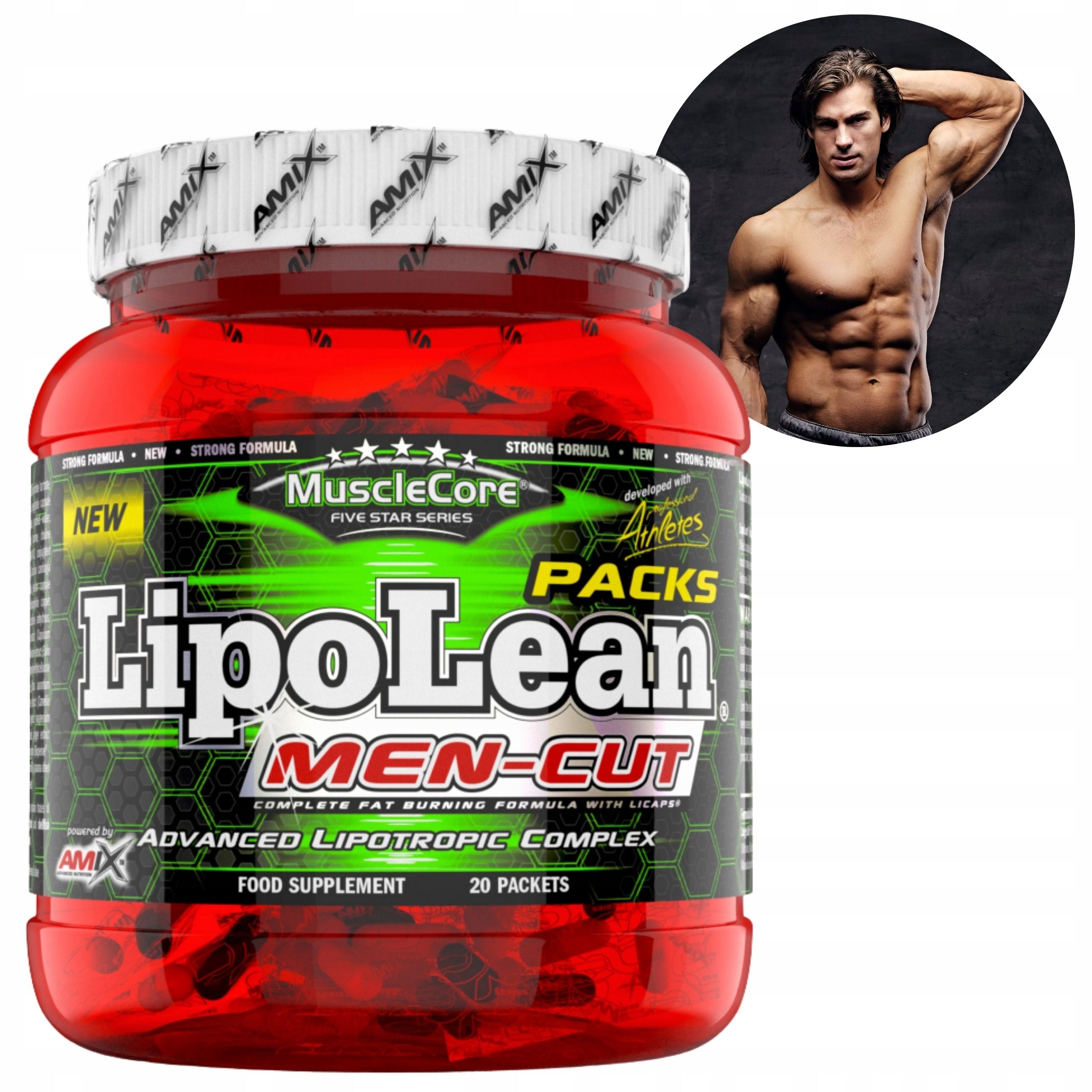 Belly Fat Burner for Men Synephrine Caffeine HCA 20 Sachets