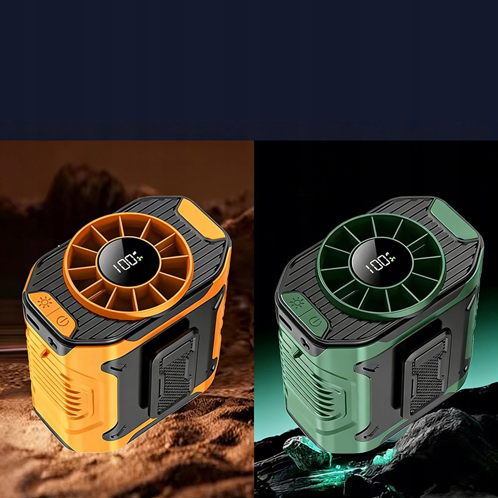 Belt Fan, Portable, For Construction Site, Outdoor And Camping Dominant color not applicable