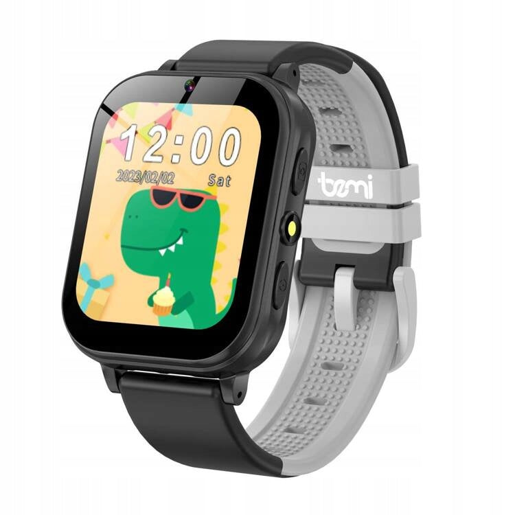 Bemi Kizzo Black Smartwatch For Children 500mAh Pedometer 1.83″ 512MB