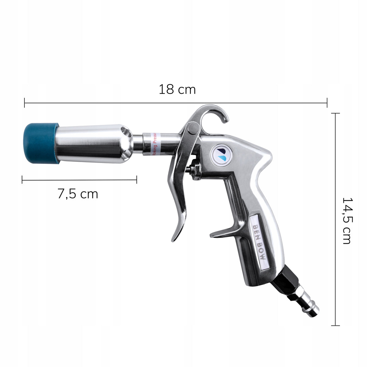 BenBow 001 Classic Blow Gun with Venturi nozzle and cap Manufacturer Benbow