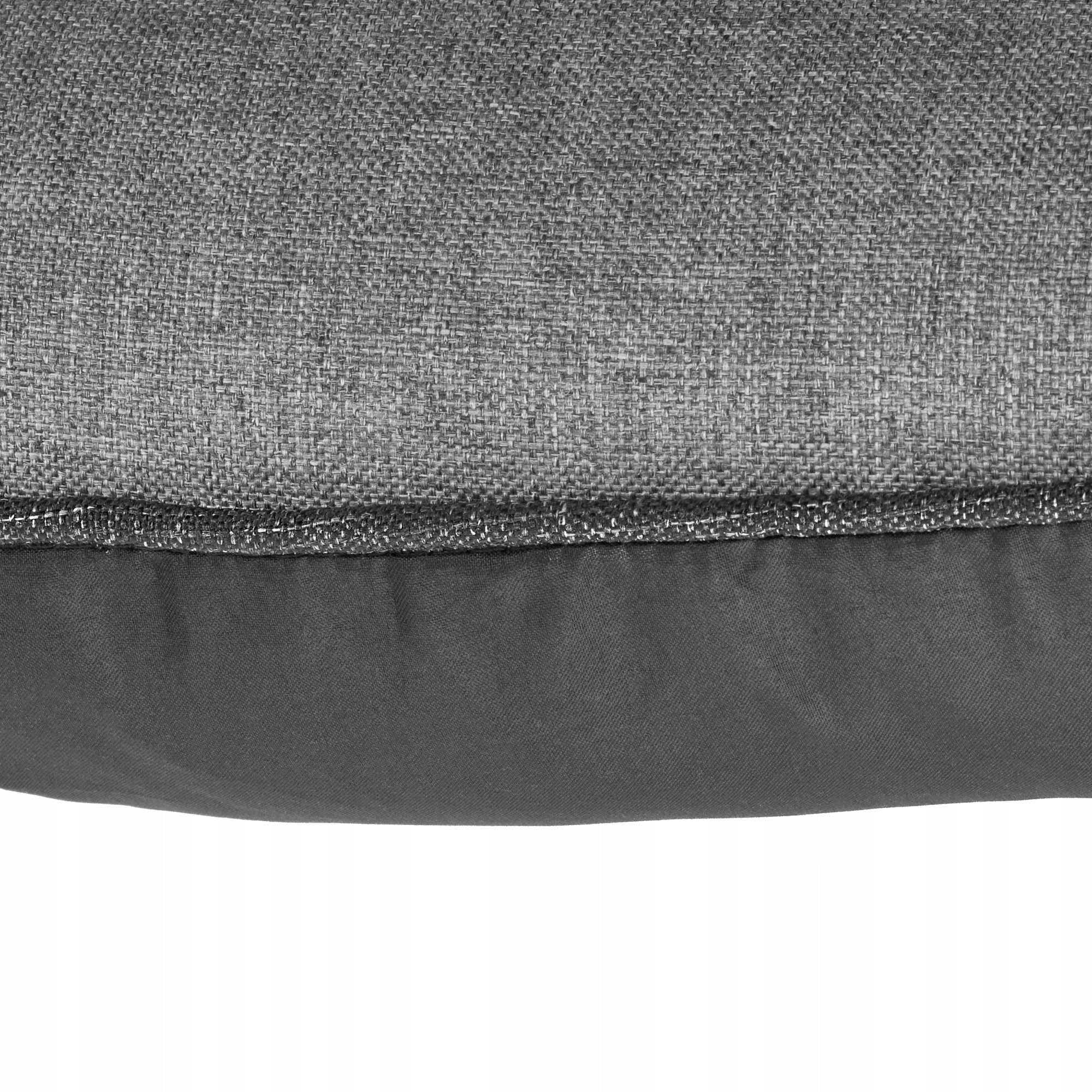 Bench cushion 100x60x50 rattan 2+1 grey linen Pillow width 110 cm