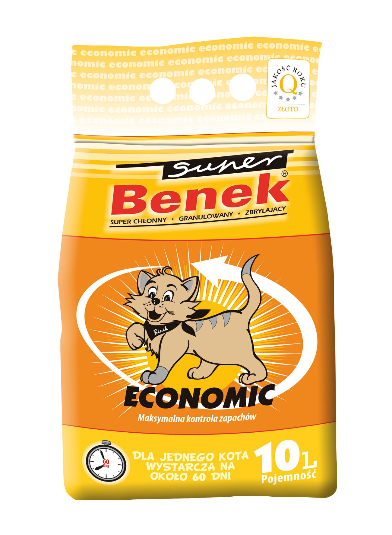Benek Economic 10 l Bentonite Litter Super Benek Economic 10 l