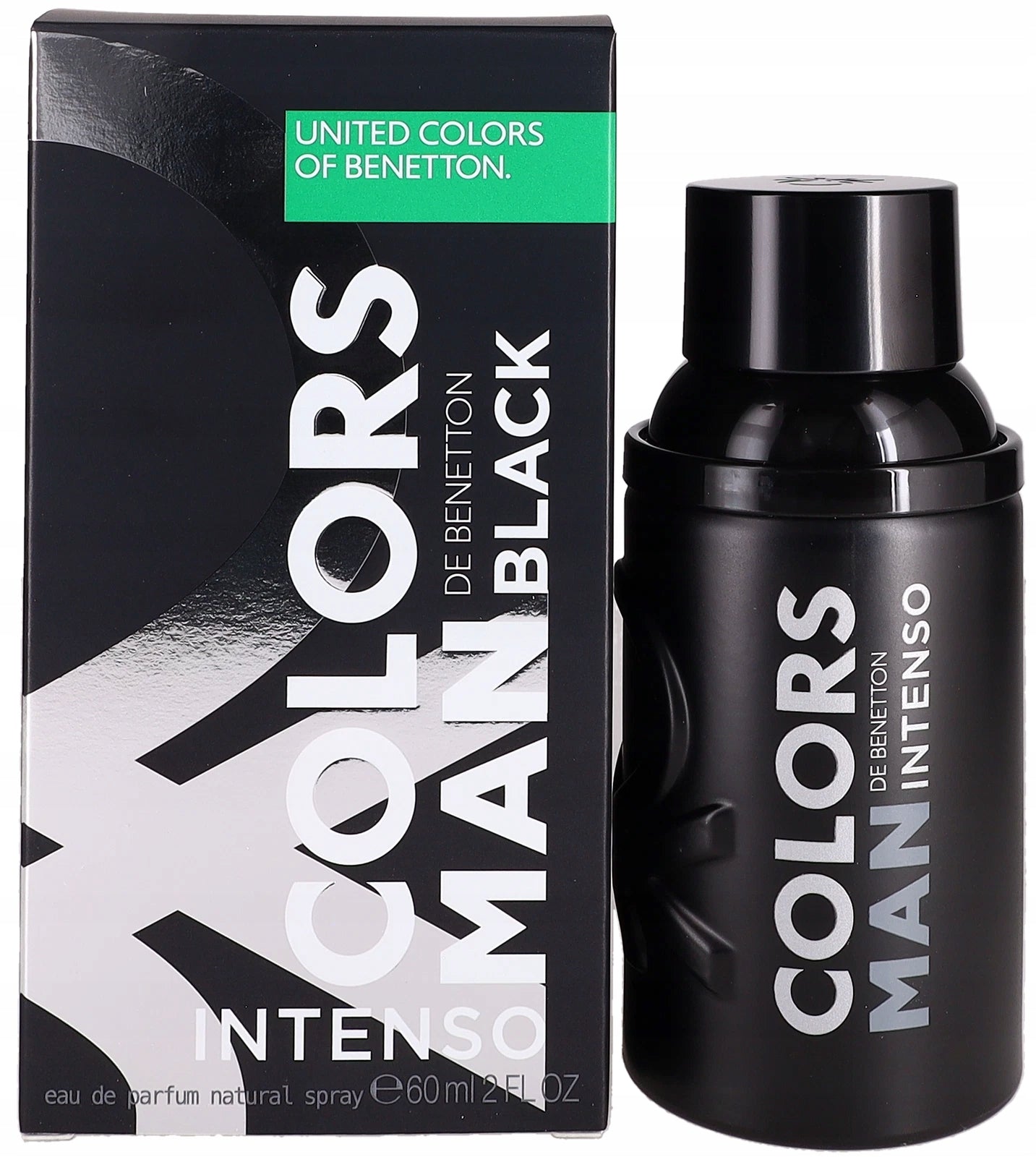 Benetton Colors Man Black Intenso EDT 60 ml Pánský orientální dřevitá vůně