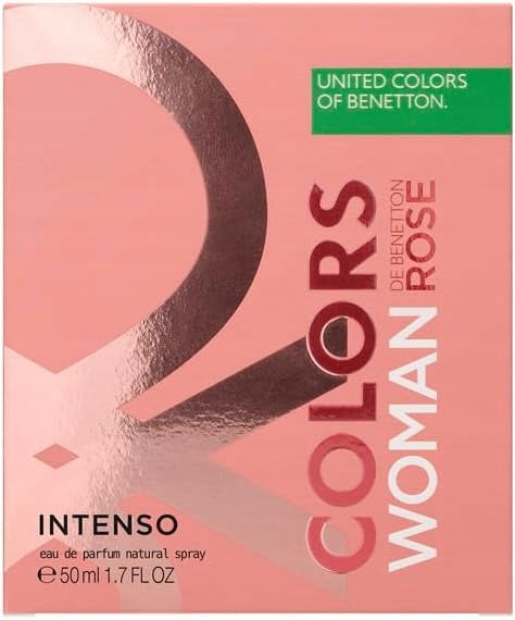 Benetton Colors Woman Rose Intenso EDP 50 ml – Dámský, intenzivní růžová