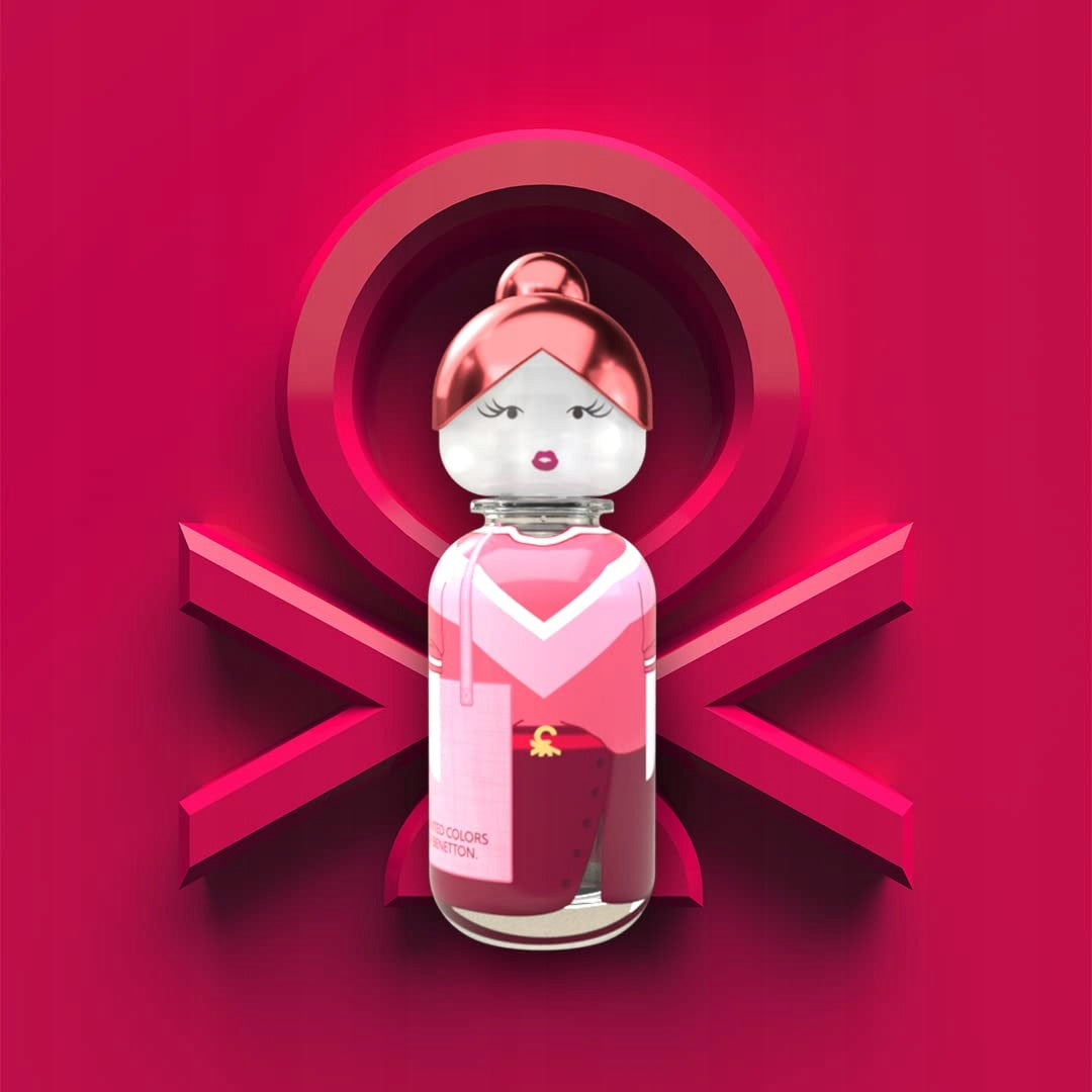 Benetton Sisterland Red Rose Edt pro ženy 80 ml – květinově ovocná vůně Packaging status original