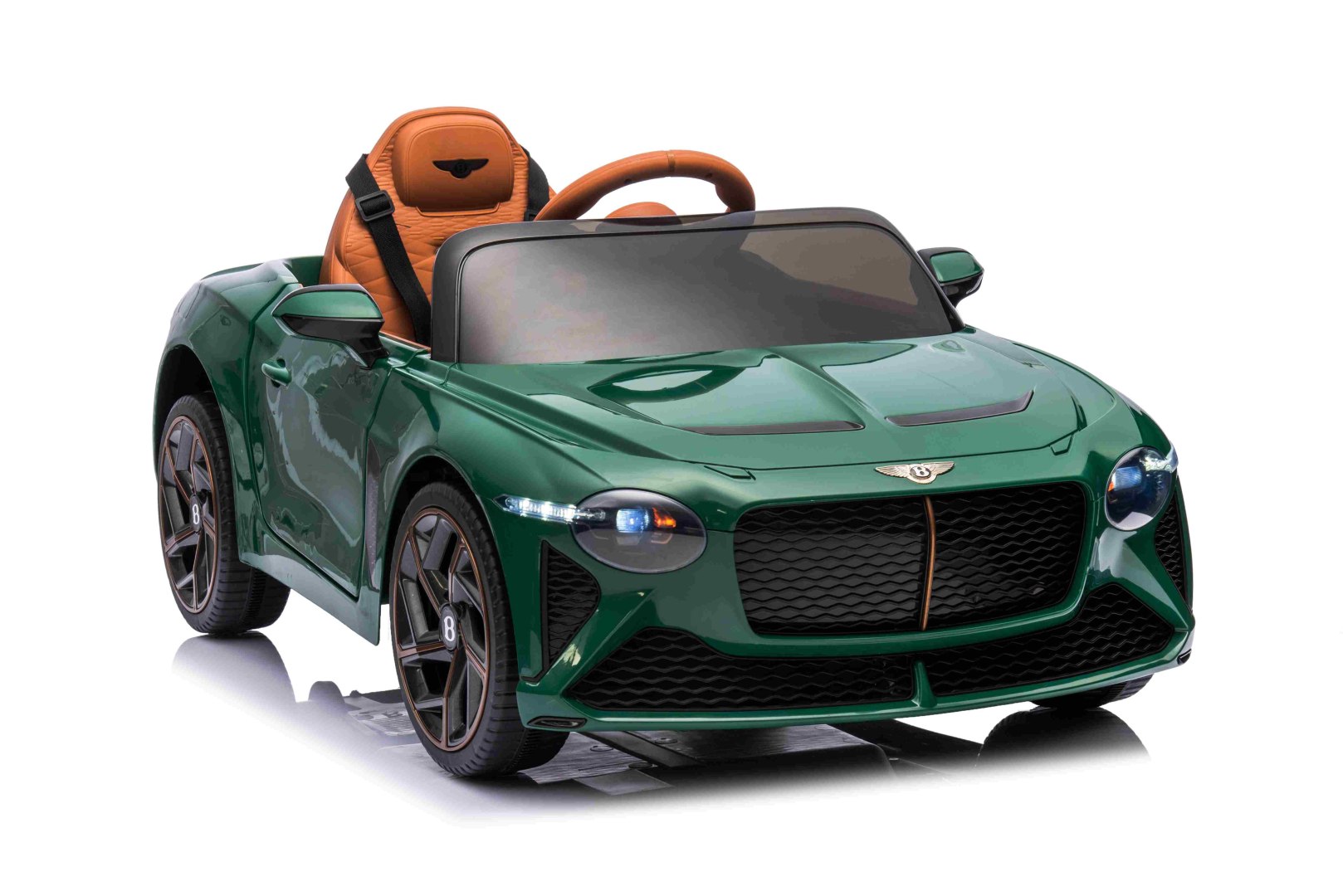 Bentley Bacalar Battery Car for Kids Green + Remote Control + EVA + Free Brand Ramiz