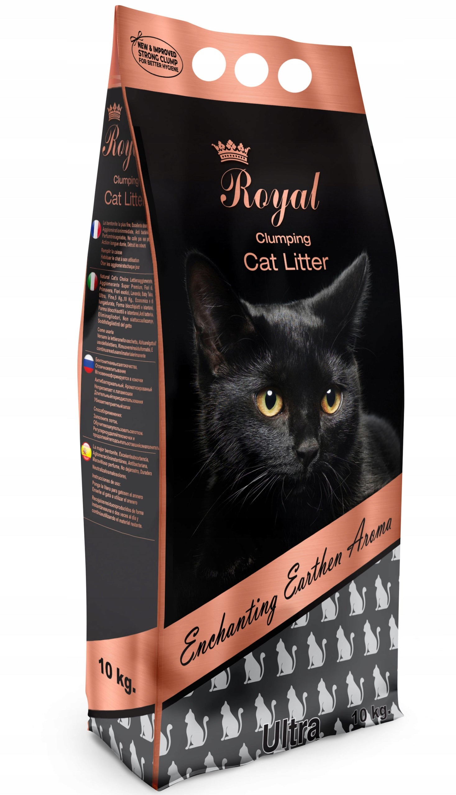 Bentonite Cat Litter EARTHEN Indian Cat Litter 10L Clumping