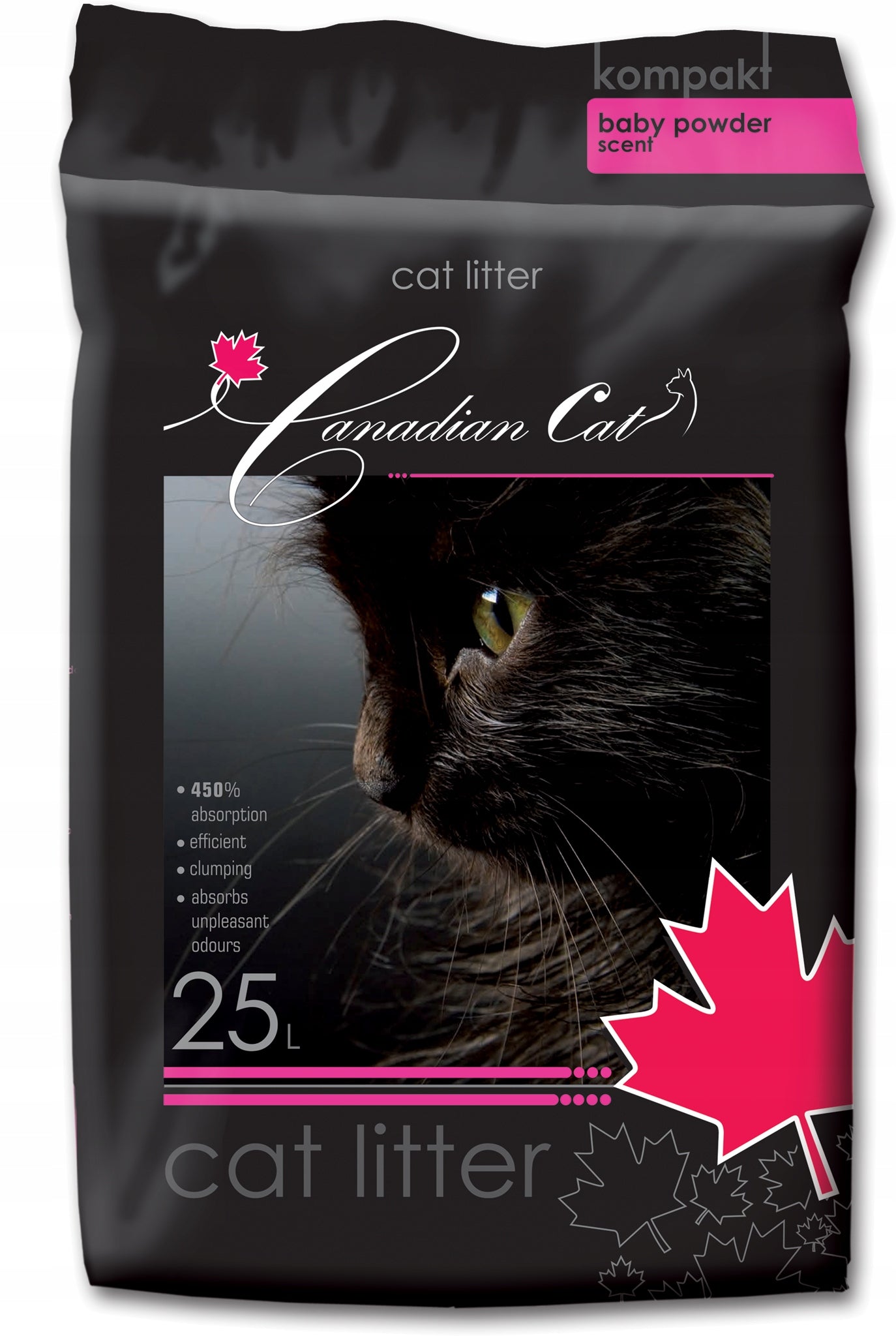 Bentonite Litter for Cat Benek Canadian Baby Powder 25L Dusted Fine EAN (GTIN) 5905397024750