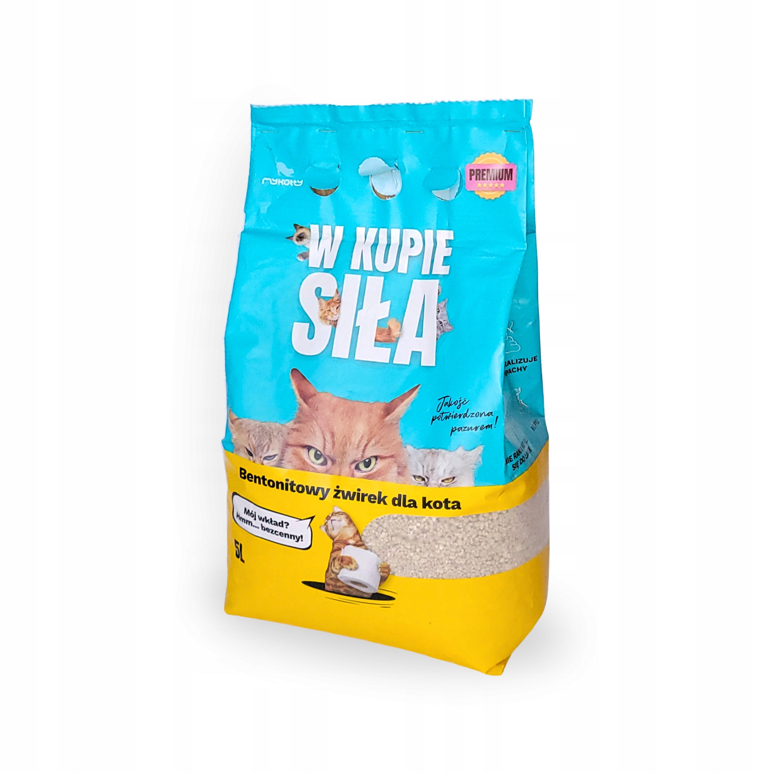 Bentonite cat litter 2x5L mykotty clumping dust-free fine Manufacturer code 5906530453048