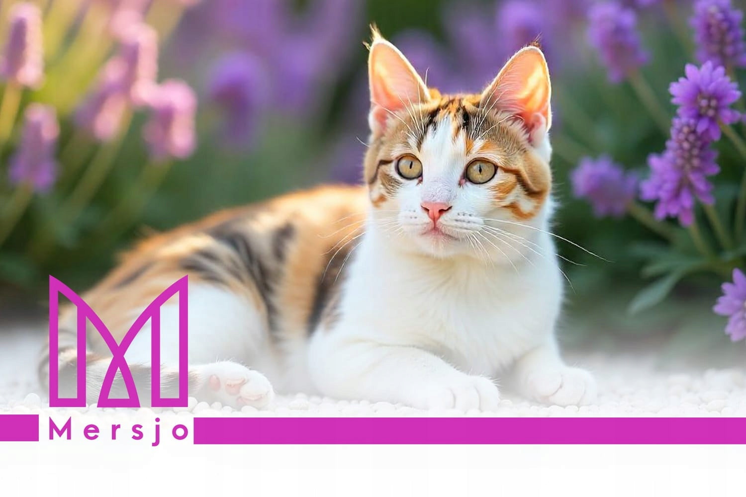 Bentonite litter for cats lavender LAVENDER 10l Trade name Żwirek bentonitowy dla kota lawenda LAVENDER 10l