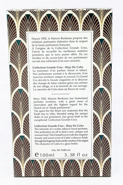 Berdoues Hoja De Cuba EDP 100ml Product Brand Berdoues