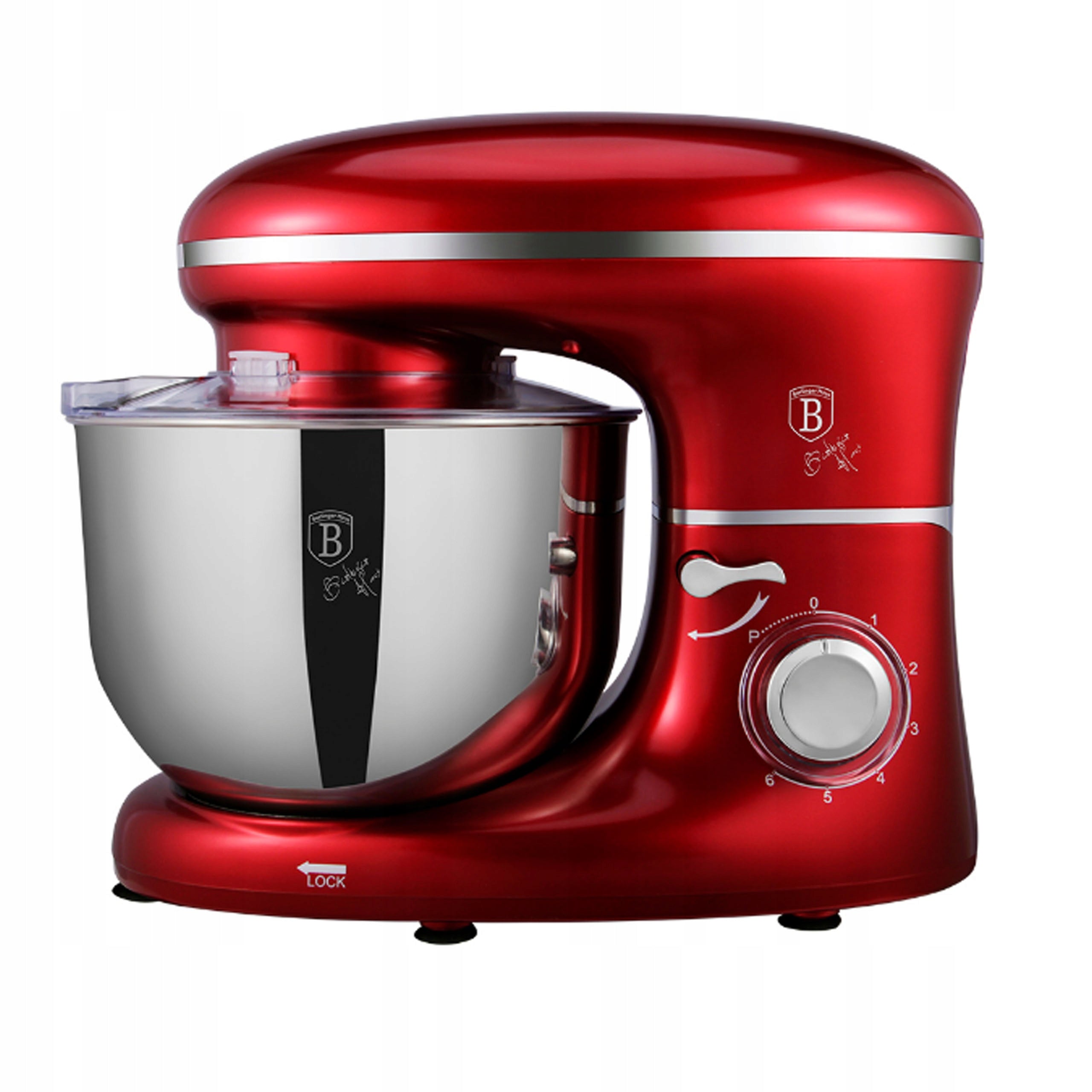 Berlingerhaus BH-9193 Food Processor 1300 W Burgundy Metallic Line
