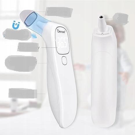 Berrcom front in-ear digital non-contact thermometer with fever alarm Packaging status original
