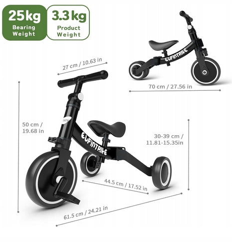 Besrey BR-C727S TRICYCLE RUNNING RIDER 5IN1 LEARNING PEDALS Packaging status original
