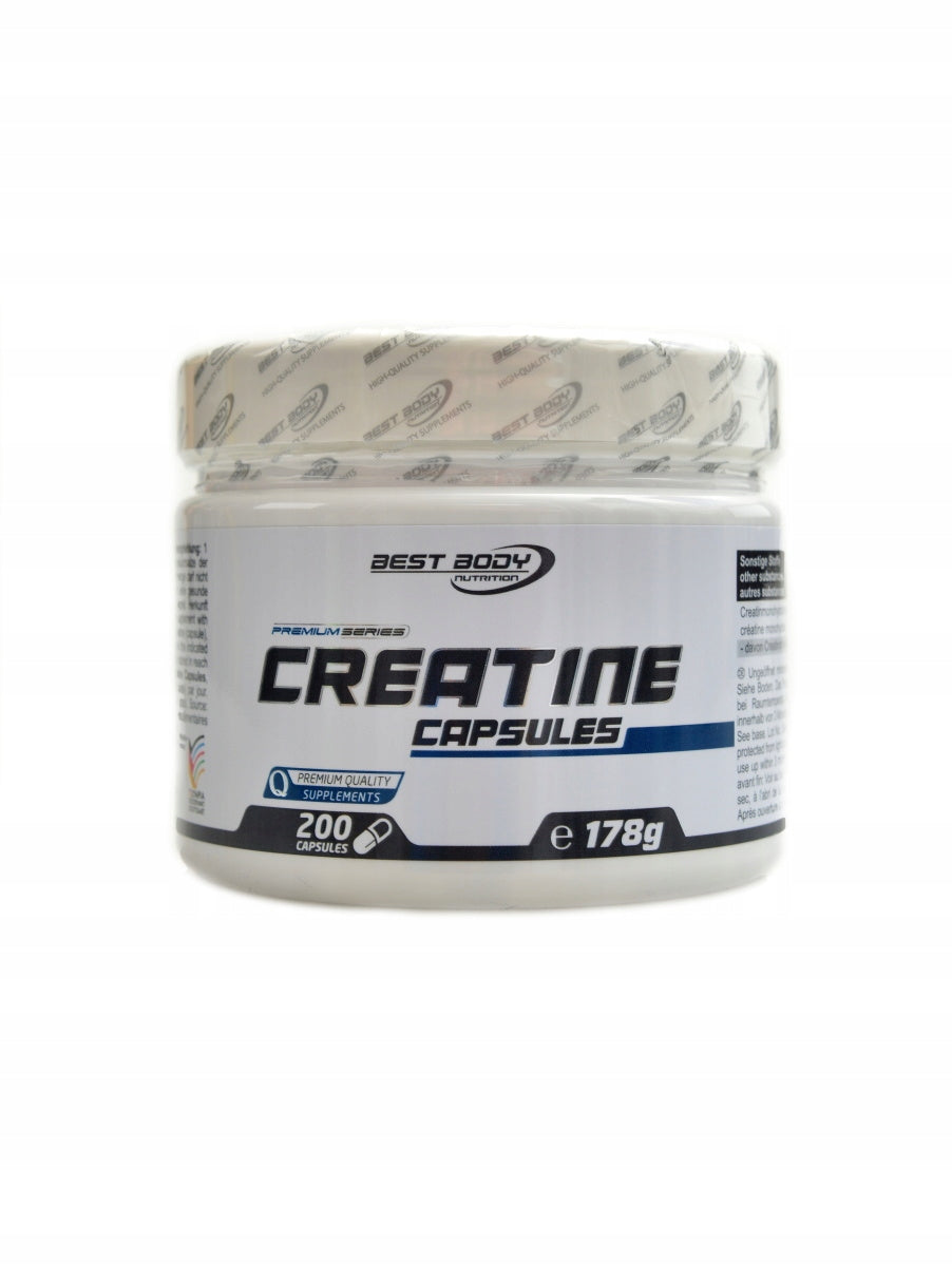 Best body nutrition Creatine capsules 200 kapslí