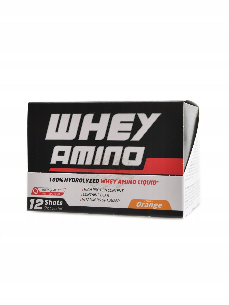 Best body nutrition Whey amino liquid muscle shock 12 x 60ml shot pomeranč