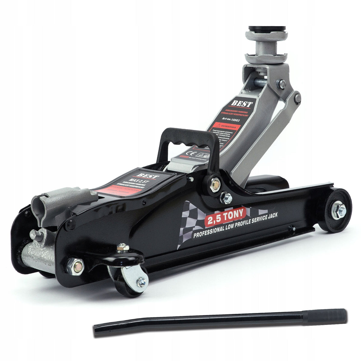 Best car jack frog 2,5T low rubber 360 mm 2500 kg Brand Best Tools