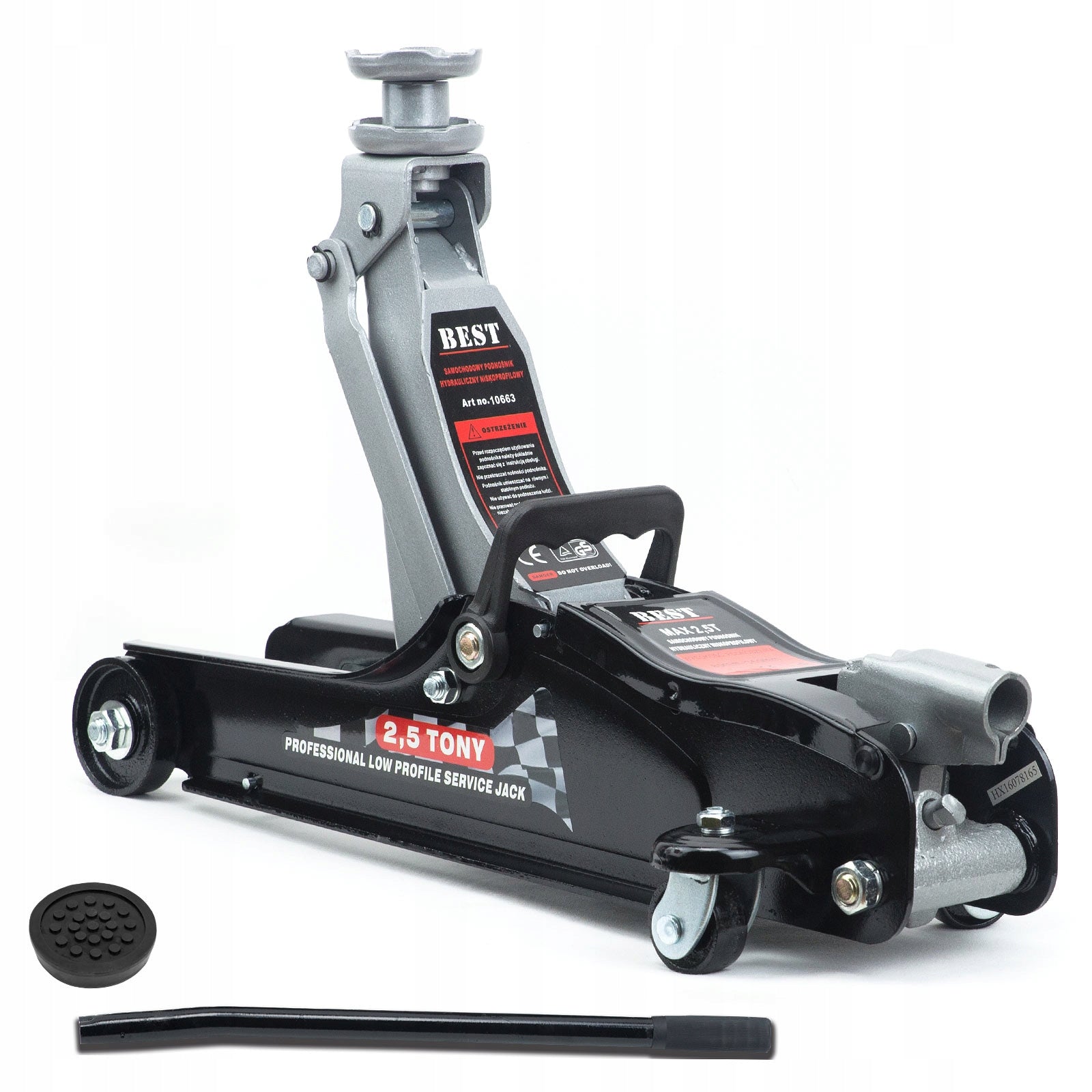 Best car jack frog 2,5T low rubber 360 mm 2500 kg