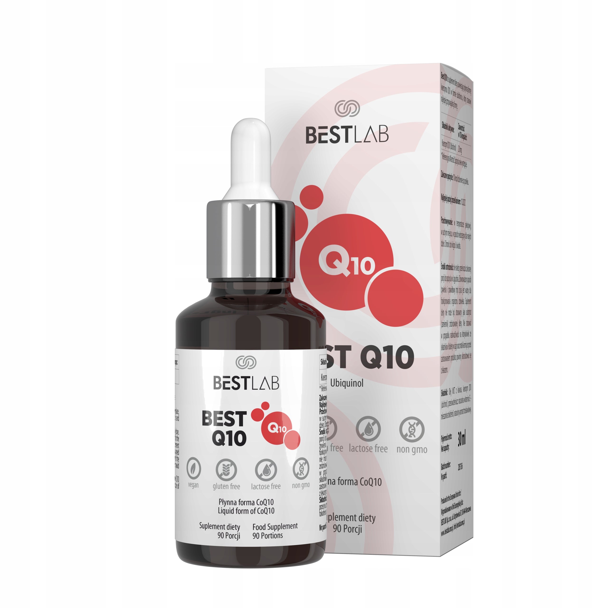 BestQ10 Coenzyme Q10 Ubiquinol Bast Lab 900 drops BestLab