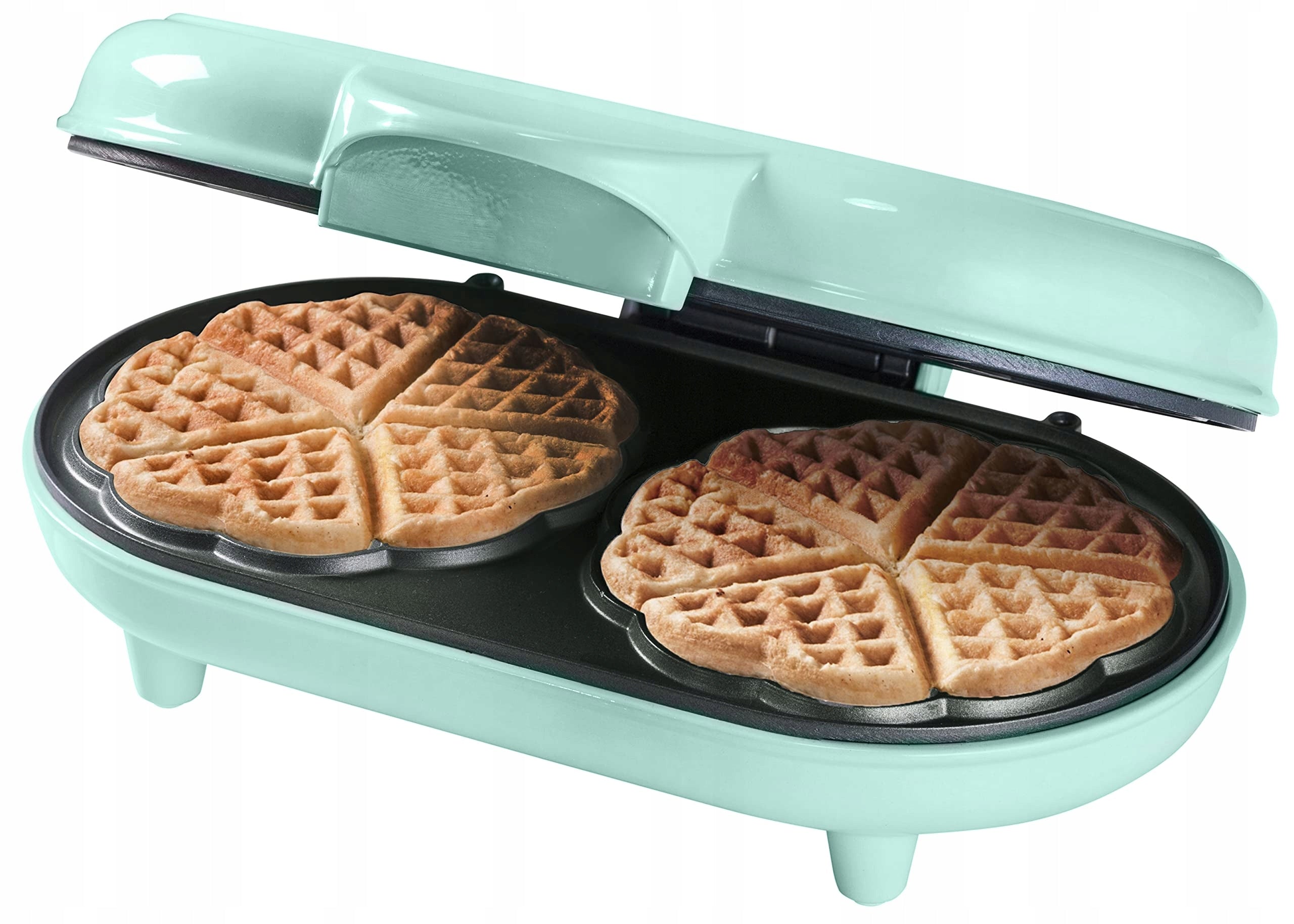 Bestron Nederland Bv Bestron Double waffle iron Power rating 1000 W